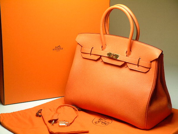 Hermes橙色手提包